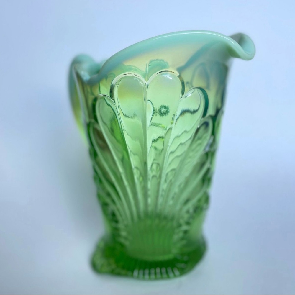 Jefferson green opalescent Tokyo pitcher